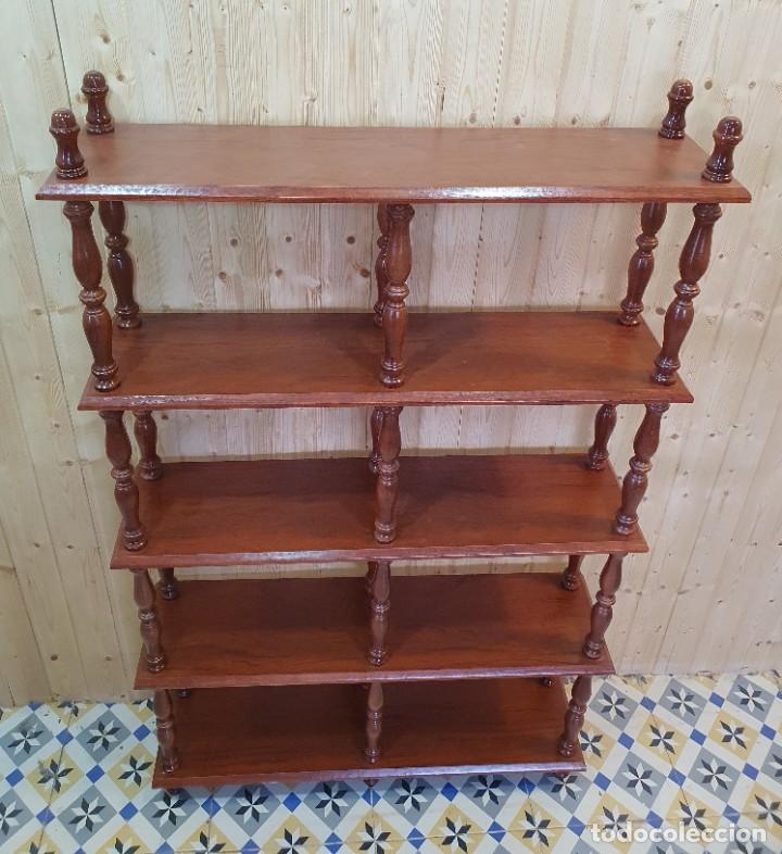 Antig&uuml;edades: ESTANTERIA TORNEADA - Foto 4