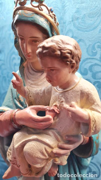 Antig&uuml;edades: VIRGEN CON NI&Ntilde;O EN BRAZOS - Foto 4