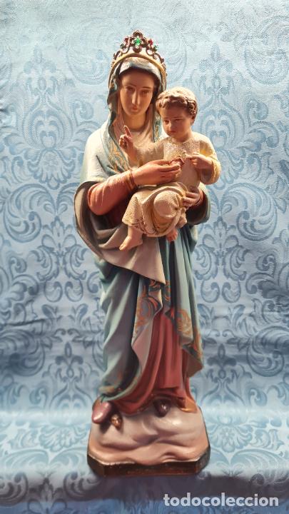 Antig&uuml;edades: VIRGEN CON NI&Ntilde;O EN BRAZOS - Foto 1