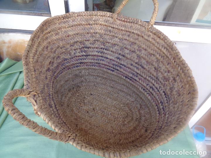 Antig&uuml;edades: ANTIGUA CAPAZA CESTA DE LA COMPRA - Foto 2