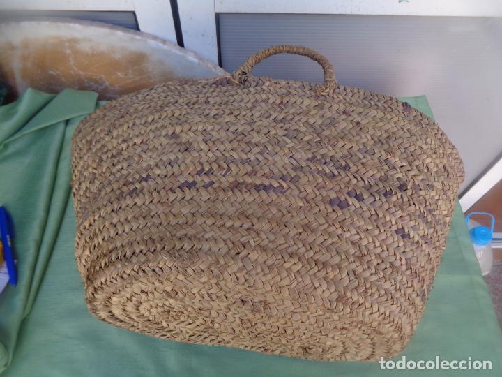 Antig&uuml;edades: ANTIGUA CAPAZA CESTA DE LA COMPRA - Foto 4
