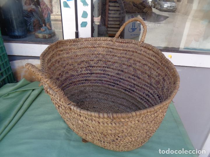 Antig&uuml;edades: ANTIGUA CAPAZA CESTA DE LA COMPRA - Foto 1