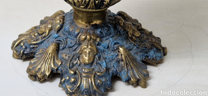 Antig&uuml;edades: ? JARRON ANTIGUO EN BRONCE PATINADO - Foto 10