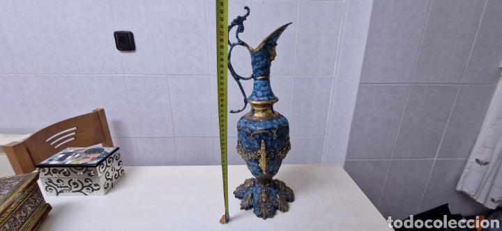 Antig&uuml;edades: ? JARRON ANTIGUO EN BRONCE PATINADO - Foto 11