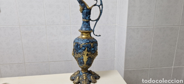 Antig&uuml;edades: ? JARRON ANTIGUO EN BRONCE PATINADO - Foto 1