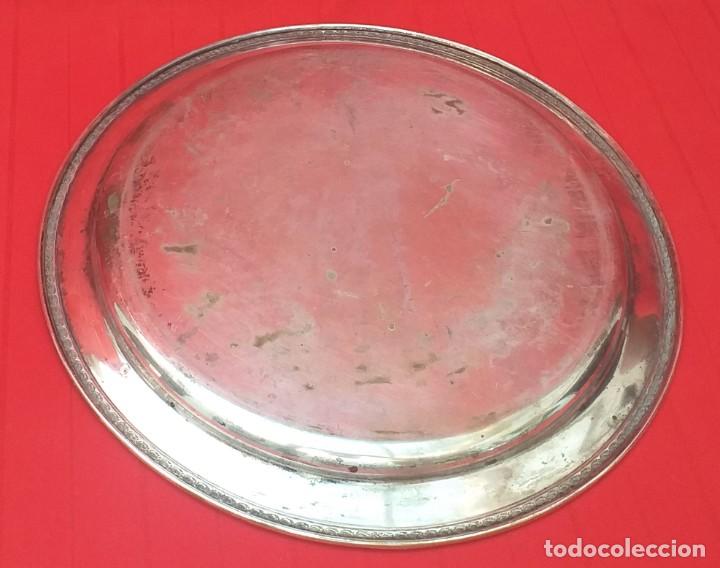 Antig&uuml;edades: BANDEJA BA&Ntilde;O DE PLATA - Foto 7