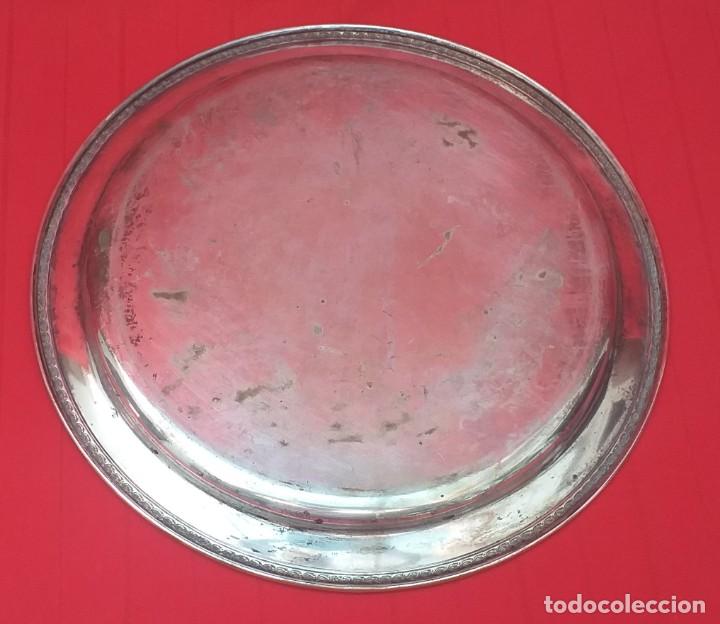 Antig&uuml;edades: BANDEJA BA&Ntilde;O DE PLATA - Foto 8