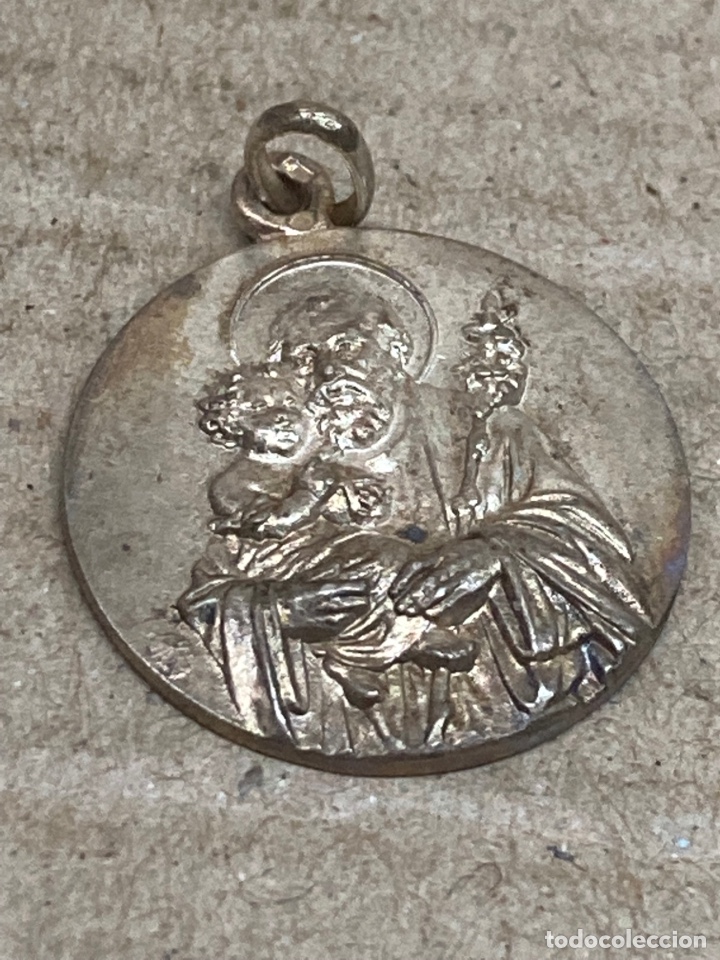 Antig&uuml;edades: Medalla de plata religiosa - Foto 1
