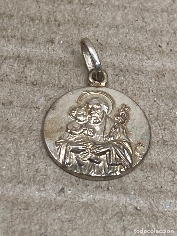 Antig&uuml;edades: Medalla de plata religiosa - Foto 1