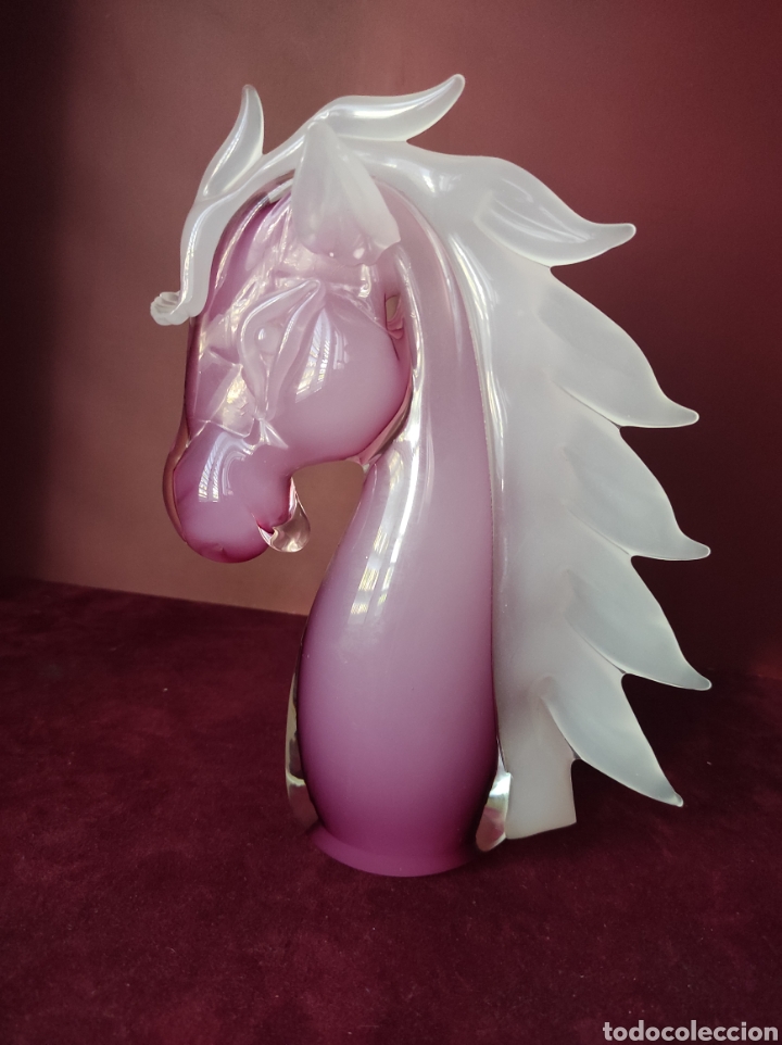 Antig&uuml;edades: Cabeza Caballo MURANO - Foto 2
