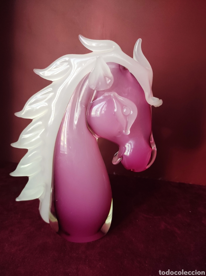 Antig&uuml;edades: Cabeza Caballo MURANO - Foto 1
