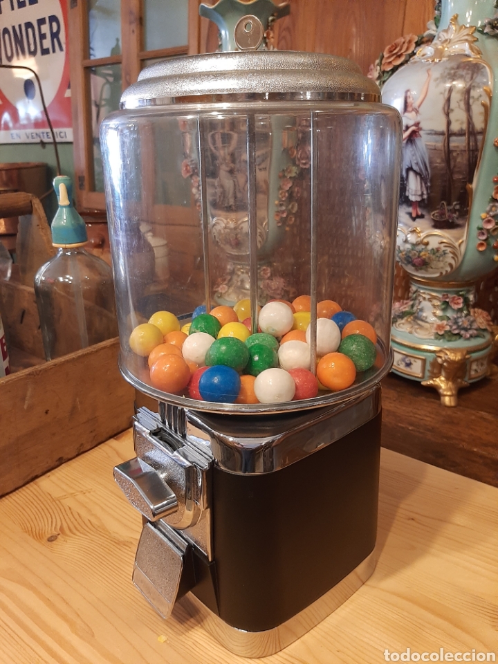 Antig&uuml;edades: M&aacute;quina de chicles antigua de Canad&aacute; - Foto 2
