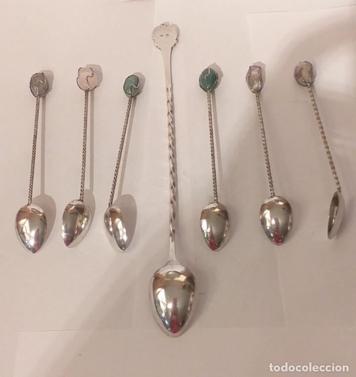 Antig&uuml;edades: Juego de Cucharitas para coctel - Foto 2