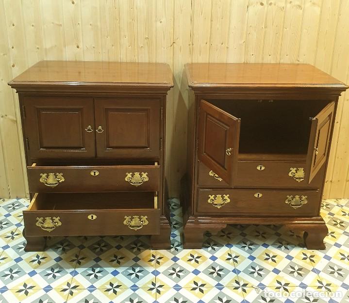 Antig&uuml;edades: DORMITORIO DE NOGAL CON DORSEL - Foto 6
