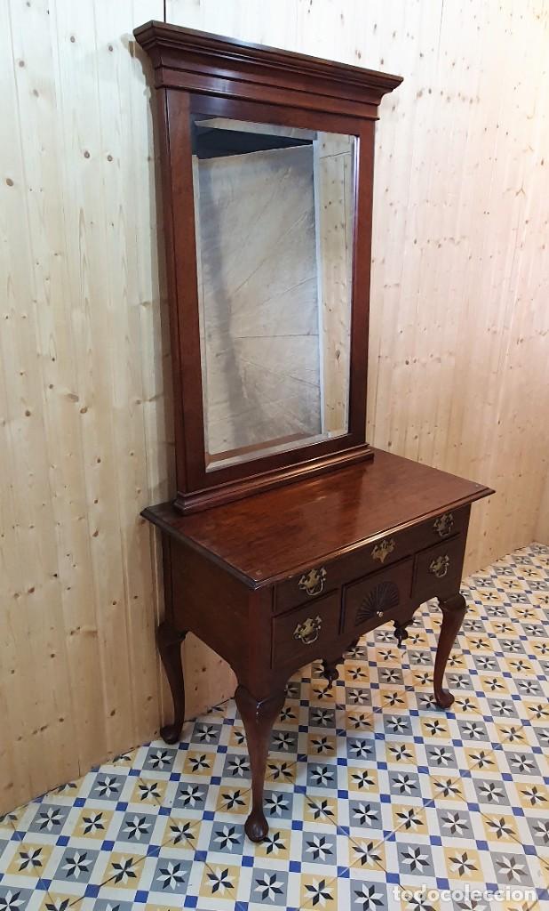 Antig&uuml;edades: DORMITORIO DE NOGAL CON DORSEL - Foto 19