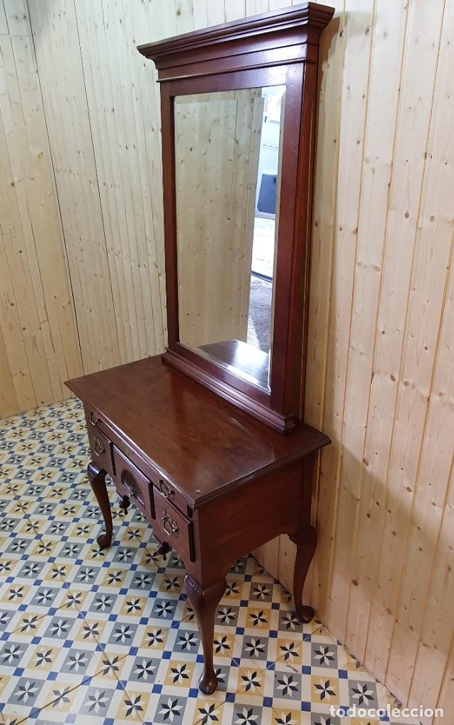 Antig&uuml;edades: DORMITORIO DE NOGAL CON DORSEL - Foto 20
