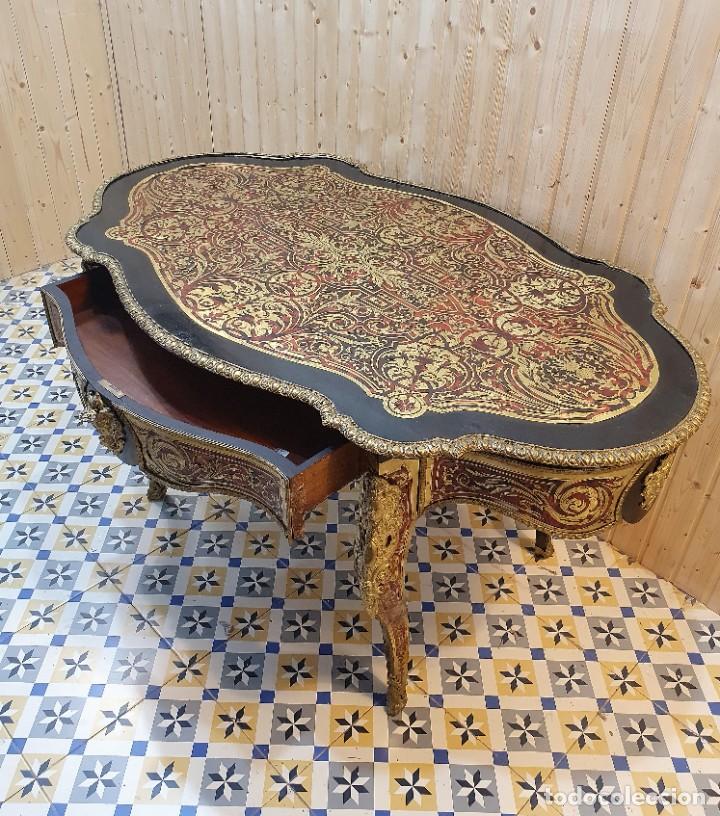 Antig&uuml;edades: MESA ESTILO NAPOLEON BOULLE - Foto 1