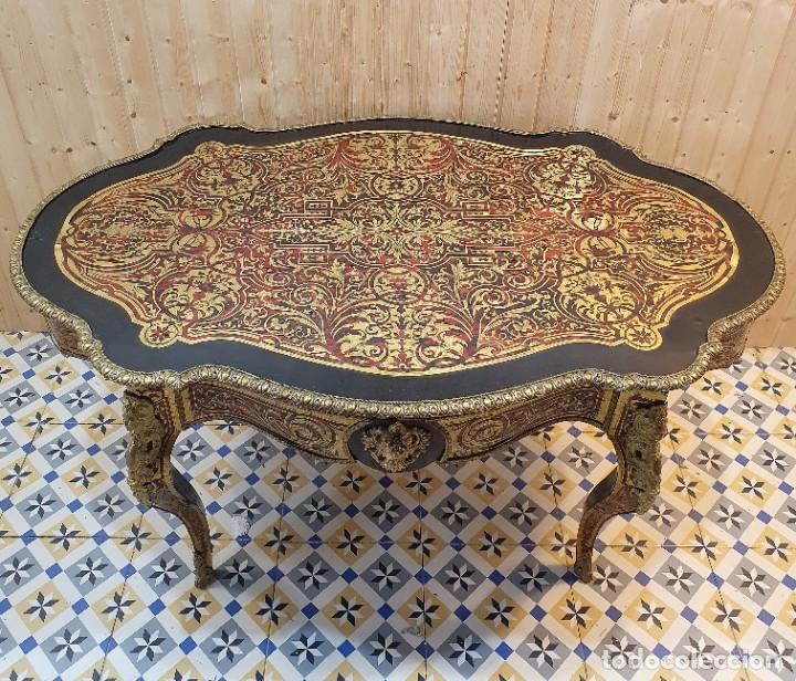 Antig&uuml;edades: MESA ESTILO NAPOLEON BOULLE - Foto 3