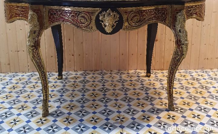 Antig&uuml;edades: MESA ESTILO NAPOLEON BOULLE - Foto 4