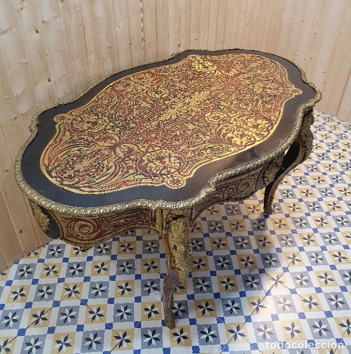 Antig&uuml;edades: MESA ESTILO NAPOLEON BOULLE - Foto 5