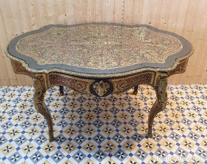 Antig&uuml;edades: MESA ESTILO NAPOLEON BOULLE - Foto 8