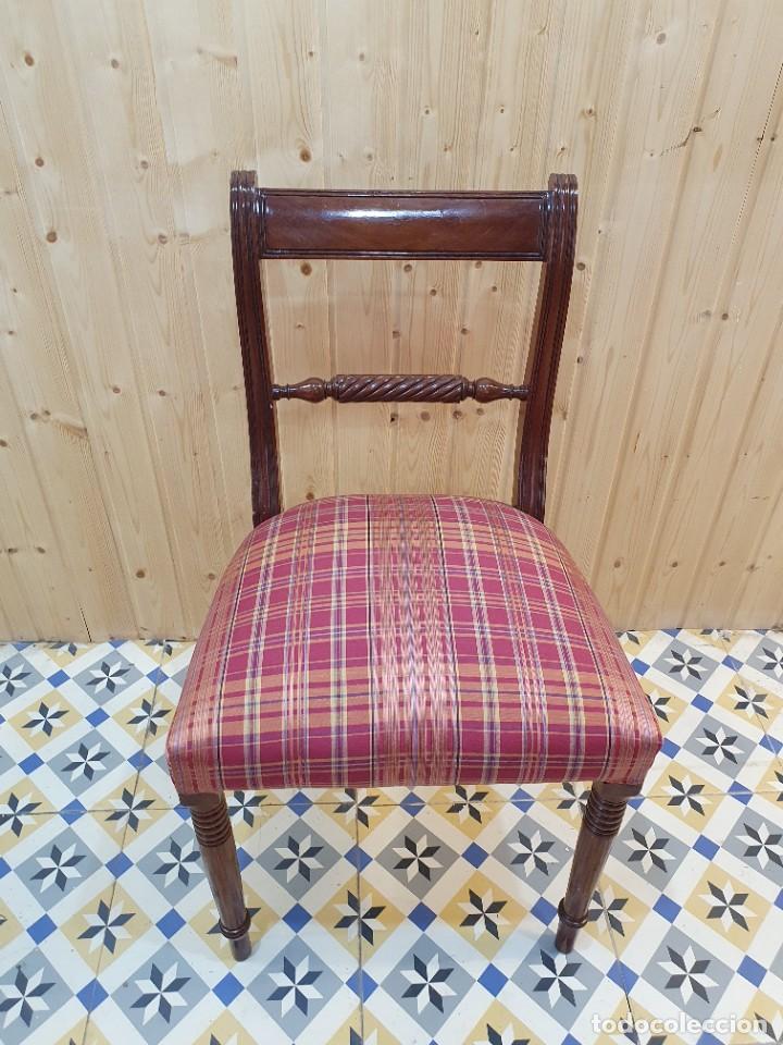 Antig&uuml;edades: DORMITORIO DE NOGAL CON DORSEL - Foto 21