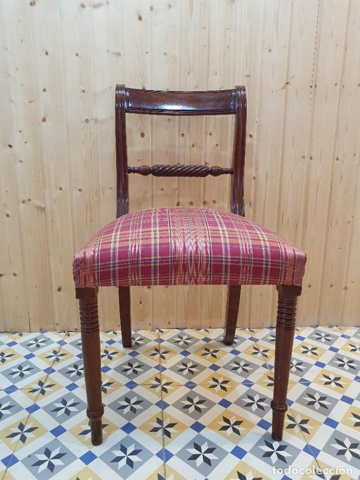 Antig&uuml;edades: DORMITORIO DE NOGAL CON DORSEL - Foto 22