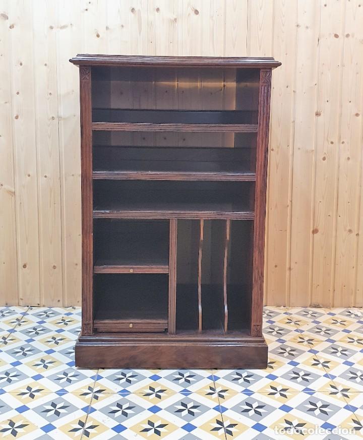 Antig&uuml;edades: MESA AUXILIAR PARA DISCOS - Foto 2