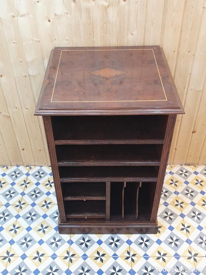 Antig&uuml;edades: MESA AUXILIAR PARA DISCOS - Foto 3