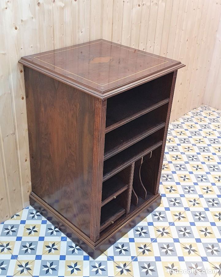 Antig&uuml;edades: MESA AUXILIAR PARA DISCOS - Foto 4