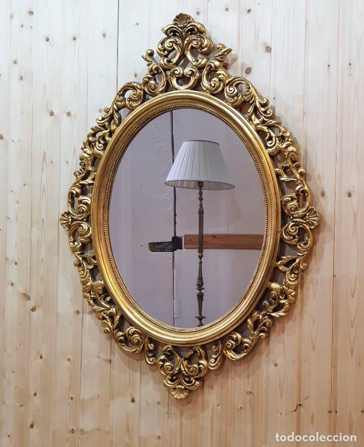 Antig&uuml;edades: CORNUCOPIA ESPEJO PAN DE ORO - Foto 1