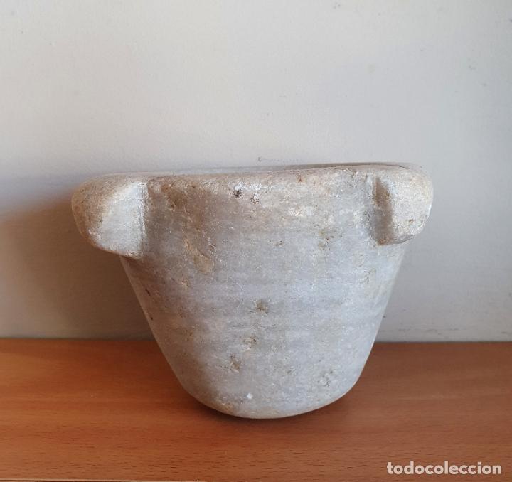 mortero de marmol antiguo 1800 - Buy Antique home and kitchen utensils on  todocoleccion