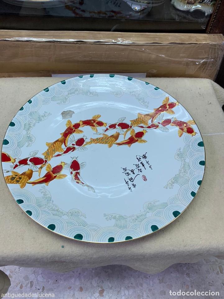 Antig&uuml;edades: Plato chino de porcelana - Foto 1