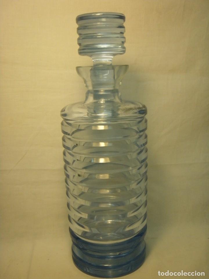 Antig&uuml;edades: Botella de cristal art dec&oacute; - Foto 1