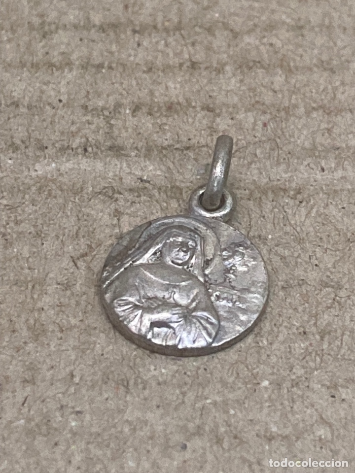 Antig&uuml;edades: Medalla de plata religiosa - Foto 1