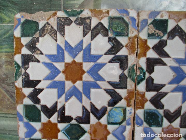 Antig&uuml;edades: Pareja de azulejos Triana - Foto 4