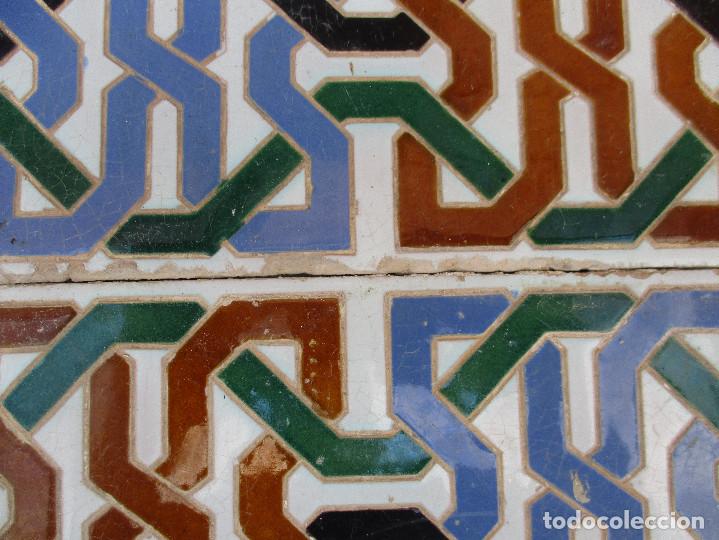 Antig&uuml;edades: Pareja de azulejos Triana - Foto 2