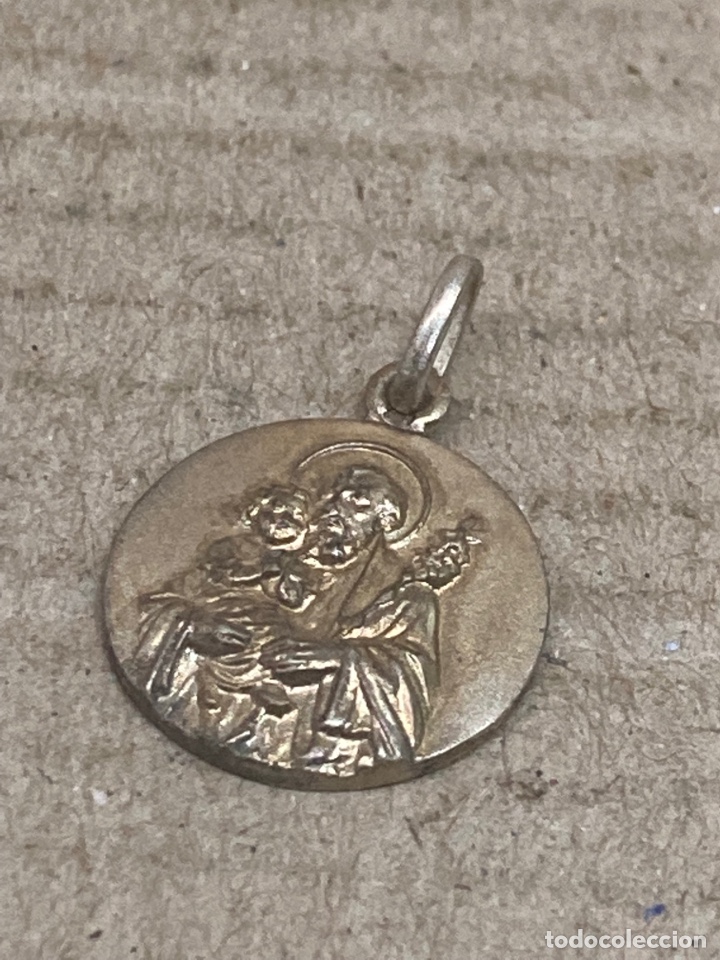 Antig&uuml;edades: Medalla de plata religiosa - Foto 1