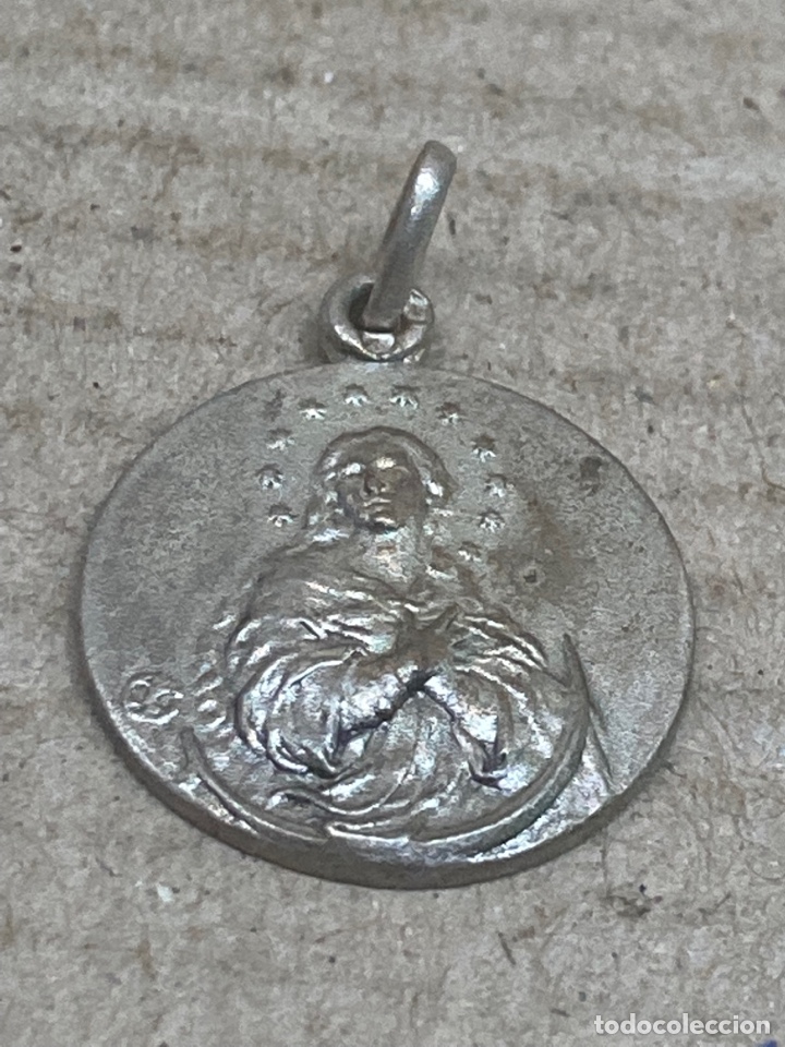 Antig&uuml;edades: Medalla de plata religiosa - Foto 1