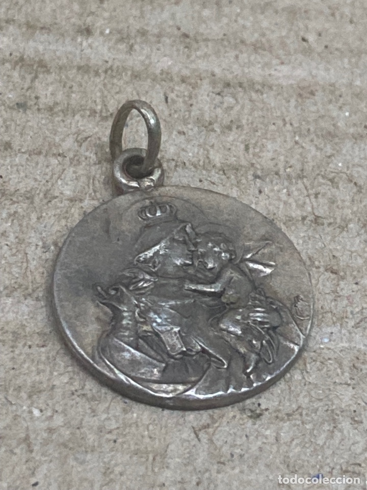 Antig&uuml;edades: Medalla de plata religiosa - Foto 1
