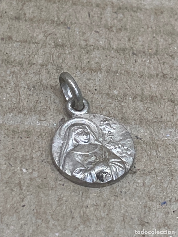 Antig&uuml;edades: Medalla de plata religiosa - Foto 1