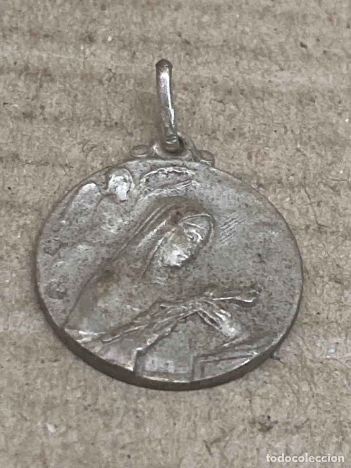 Antig&uuml;edades: Medalla de plata religiosa - Foto 1