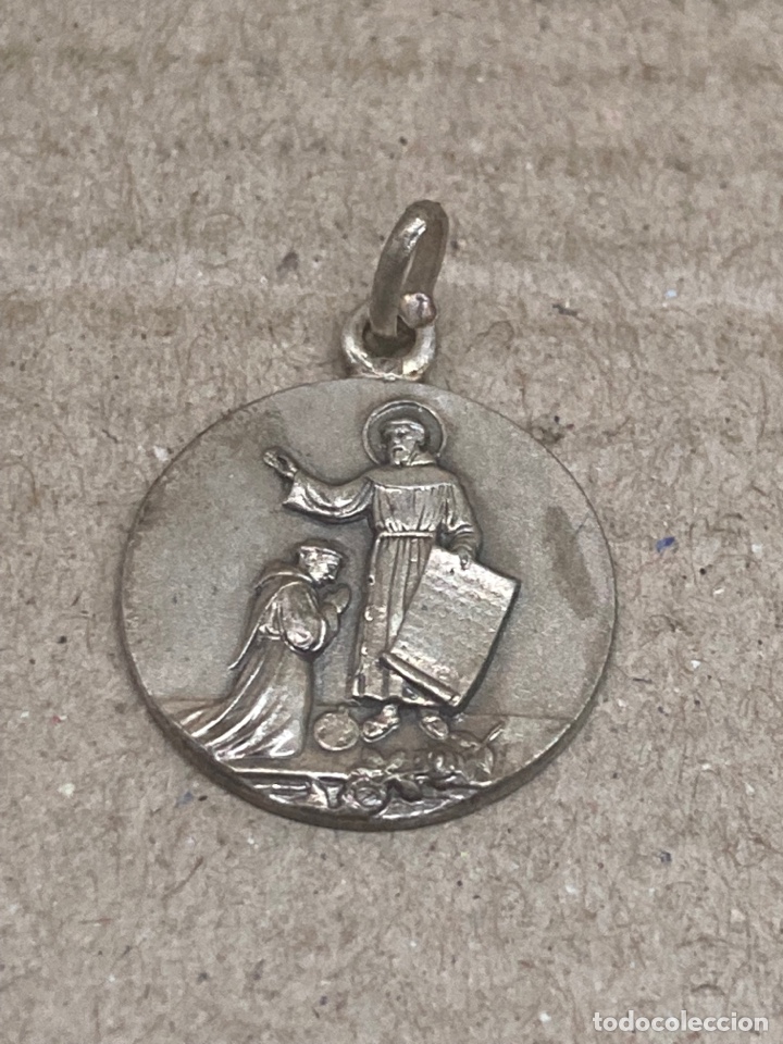 Antig&uuml;edades: Medalla de plata religiosa - Foto 1