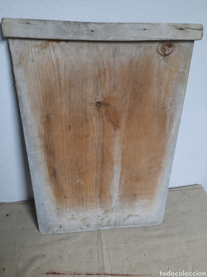 Antig&uuml;edades: Antigua tabla de lavar madera - Foto 2