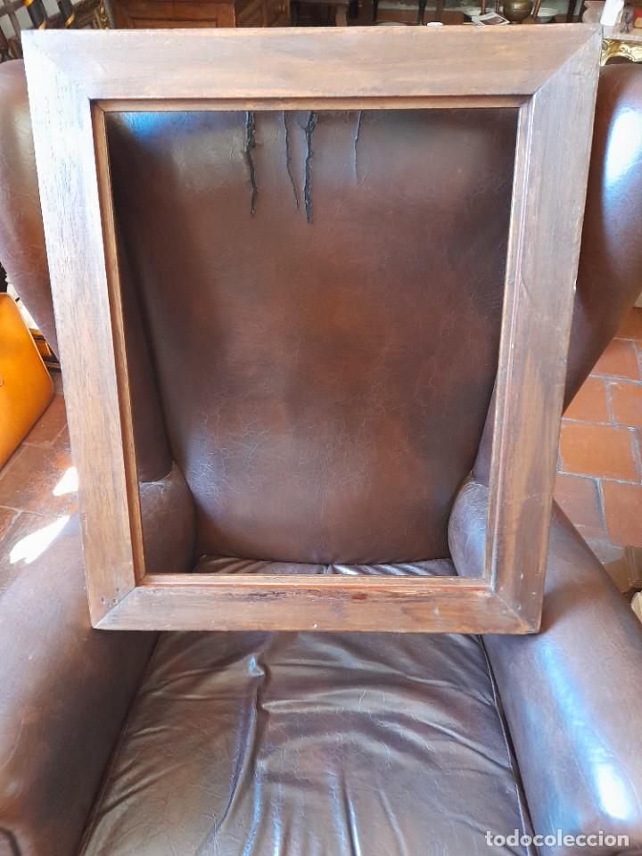 Antig&uuml;edades: Marco dorado con agallones - Foto 5