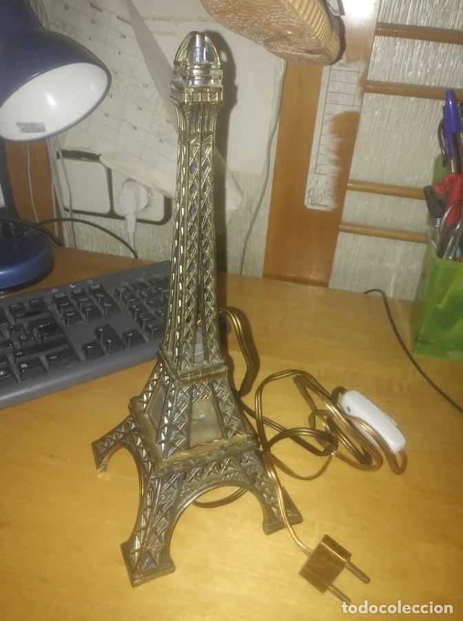 Antiques: L&Aacute;MPARA CL&Aacute;SICA TORRE EIFFEL A&Ntilde;OS 70