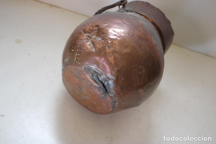 Antig&uuml;edades: antigua olla de cobre - Foto 3