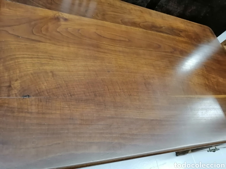 Antig&uuml;edades: Escritorio antiguo casta&ntilde;o - Foto 3