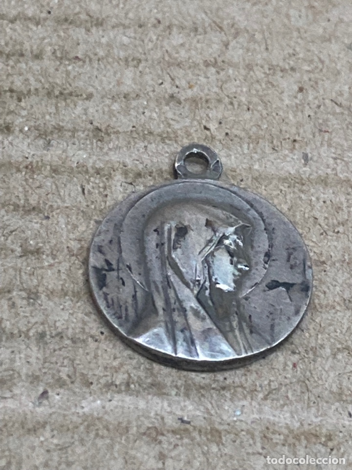 Antig&uuml;edades: Medalla de plata religiosa - Foto 1