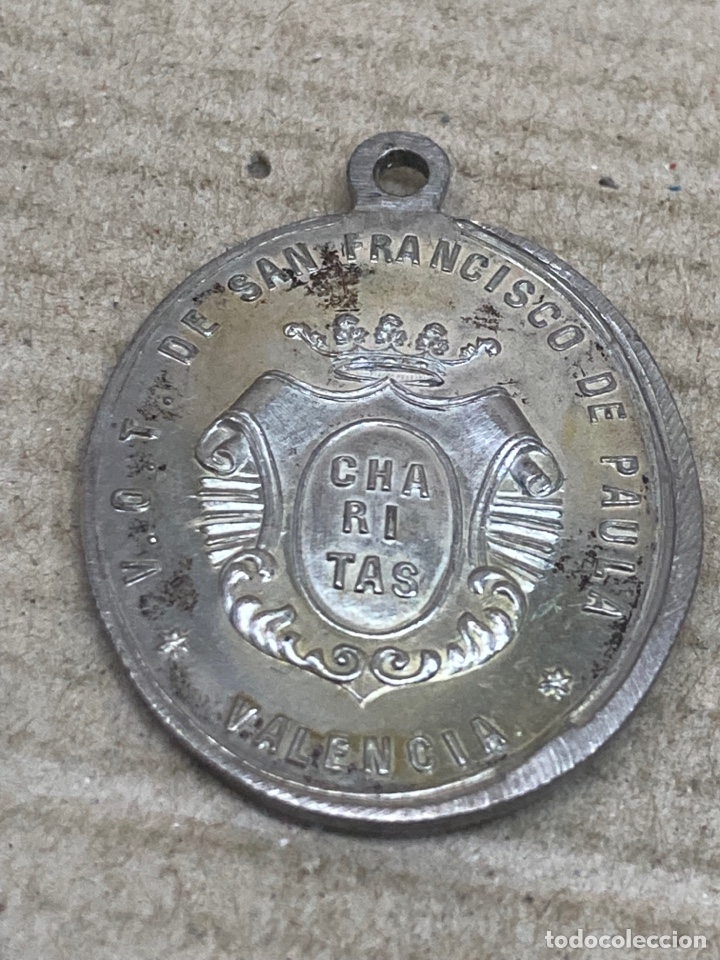 Antig&uuml;edades: Medalla de plata religiosa - Foto 2